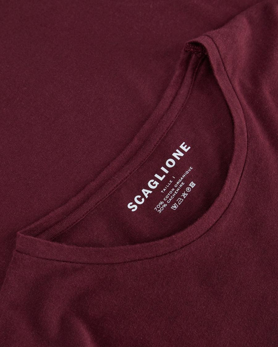 Scaglione ROUNDNECK BASIC CASH/COT PRUNE Prezzo Ridotto