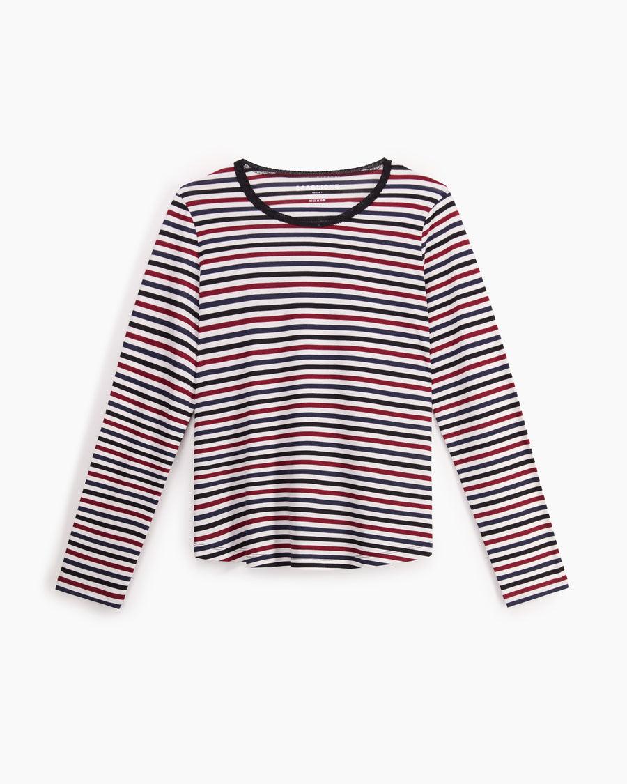 Scaglione ROUNDNECK RIGA MULTICOLOR BLU Offerta speciale della fabbrica