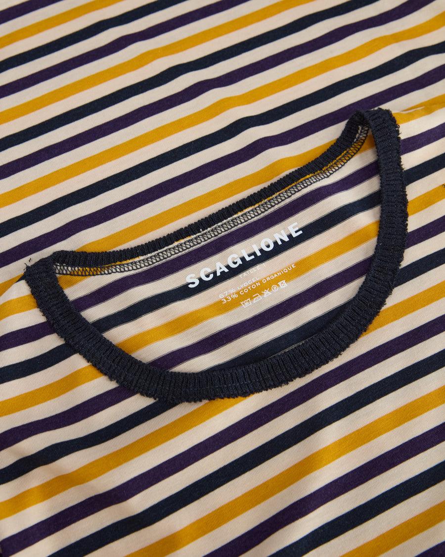 Scaglione ROUNDNECK RIGA MULTICOLOR GIALLO Presa