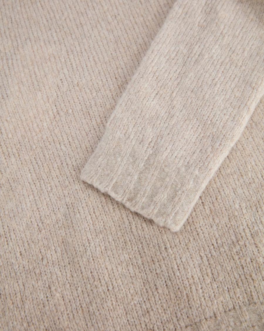 Scaglione TURTLE NECK SEAMLESS PUFFED BEIGE Spedizione Gratuita