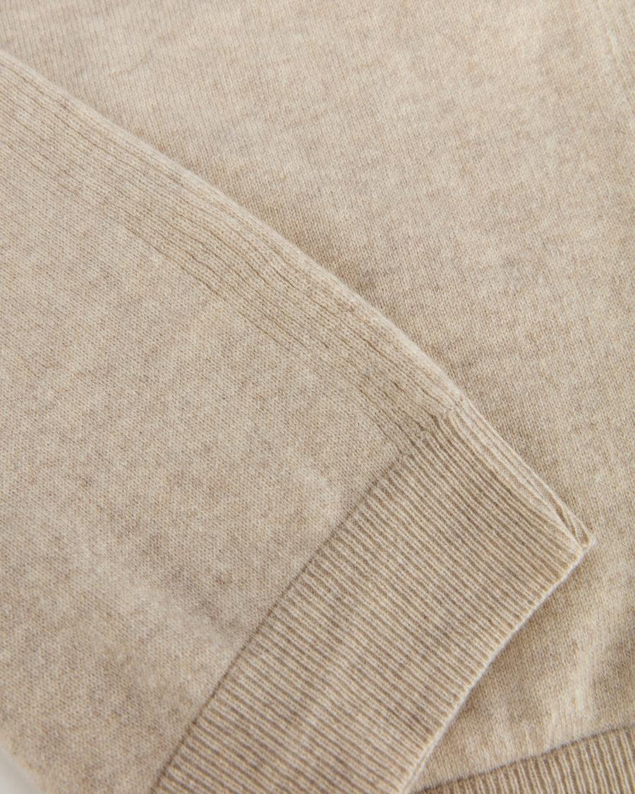 Scaglione T-SHIRT RIBBED SIDES BEIGE Prezzo Ridotto