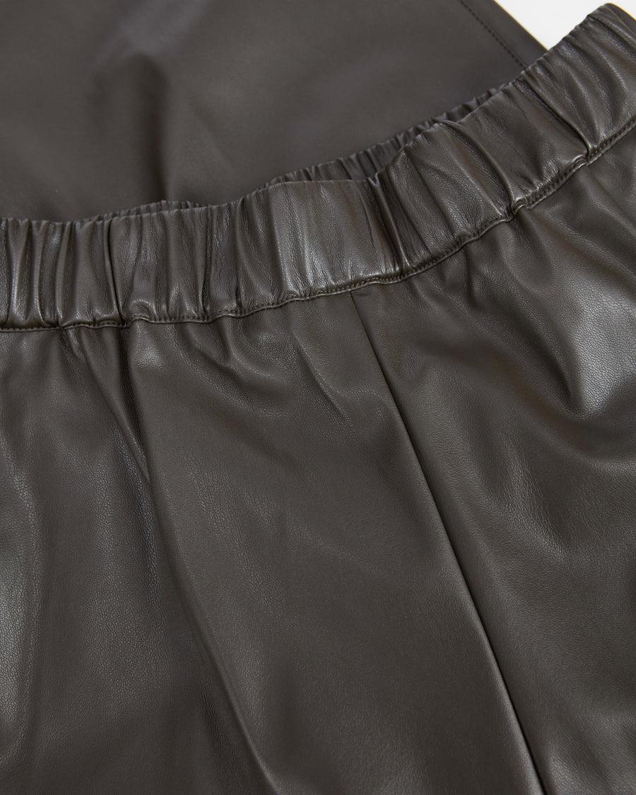 Scaglione PANT DRITTO ECOPELLE KAKI Offerta