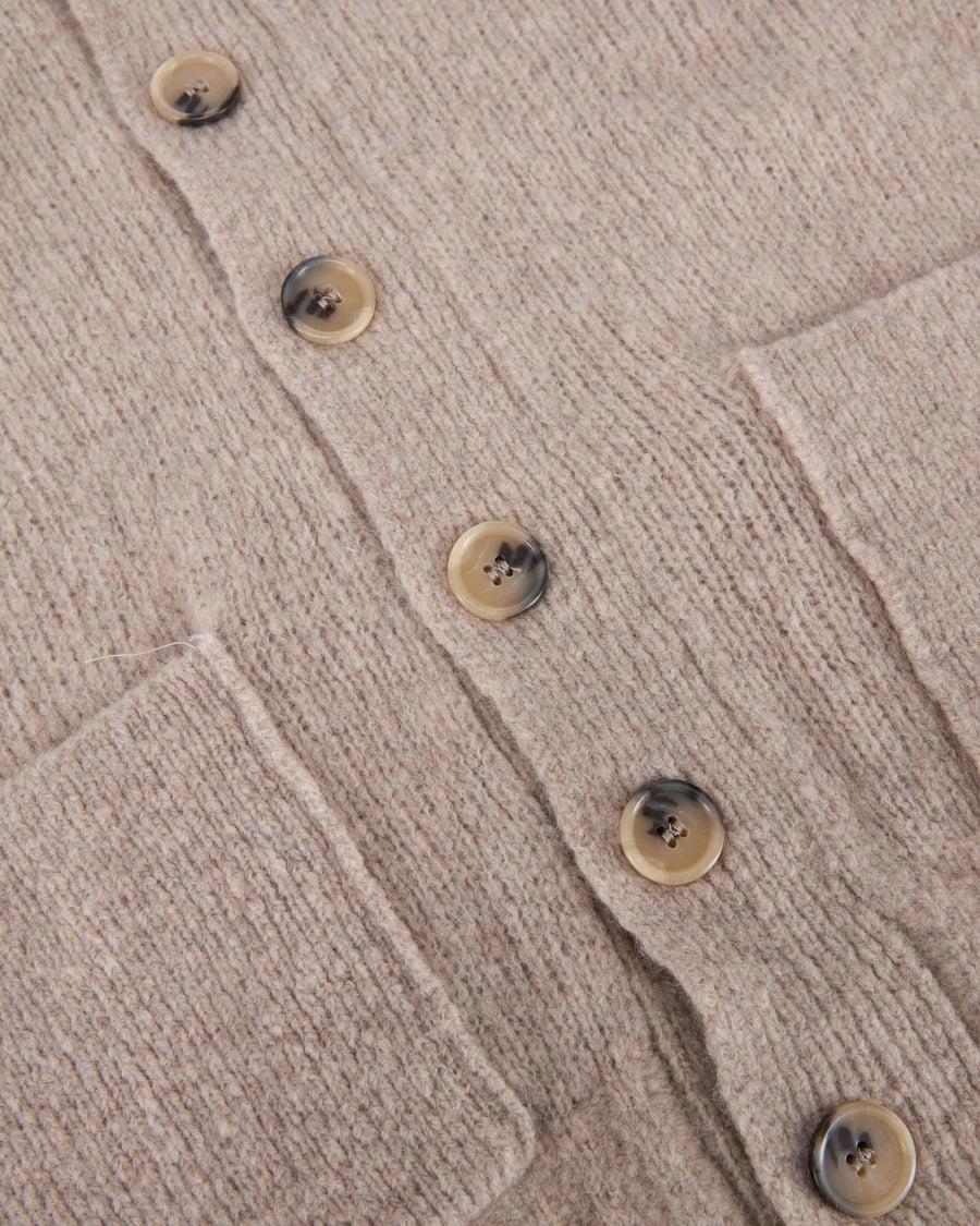 Scaglione CARDIGAN SCIALLE PUFFED CASHMERE CASHMERE BEIGE Vendite Flash