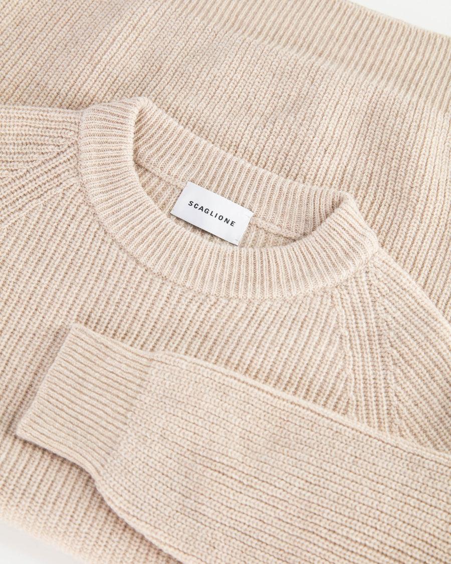 Scaglione ROUND NECK FISHERMAN MIX CASH SAND 2025