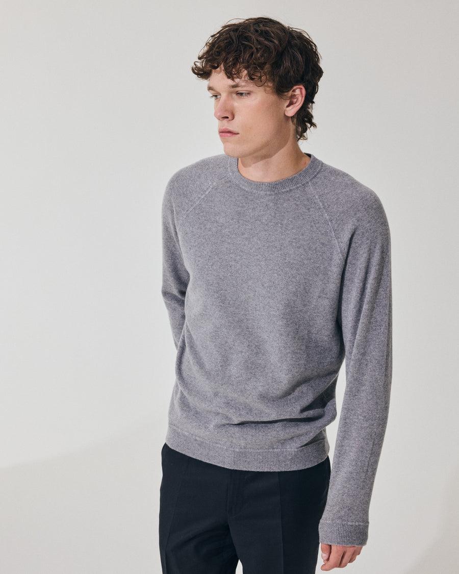 Scaglione ROUND NECK RAGLAN MIX CASH GREY Promozione