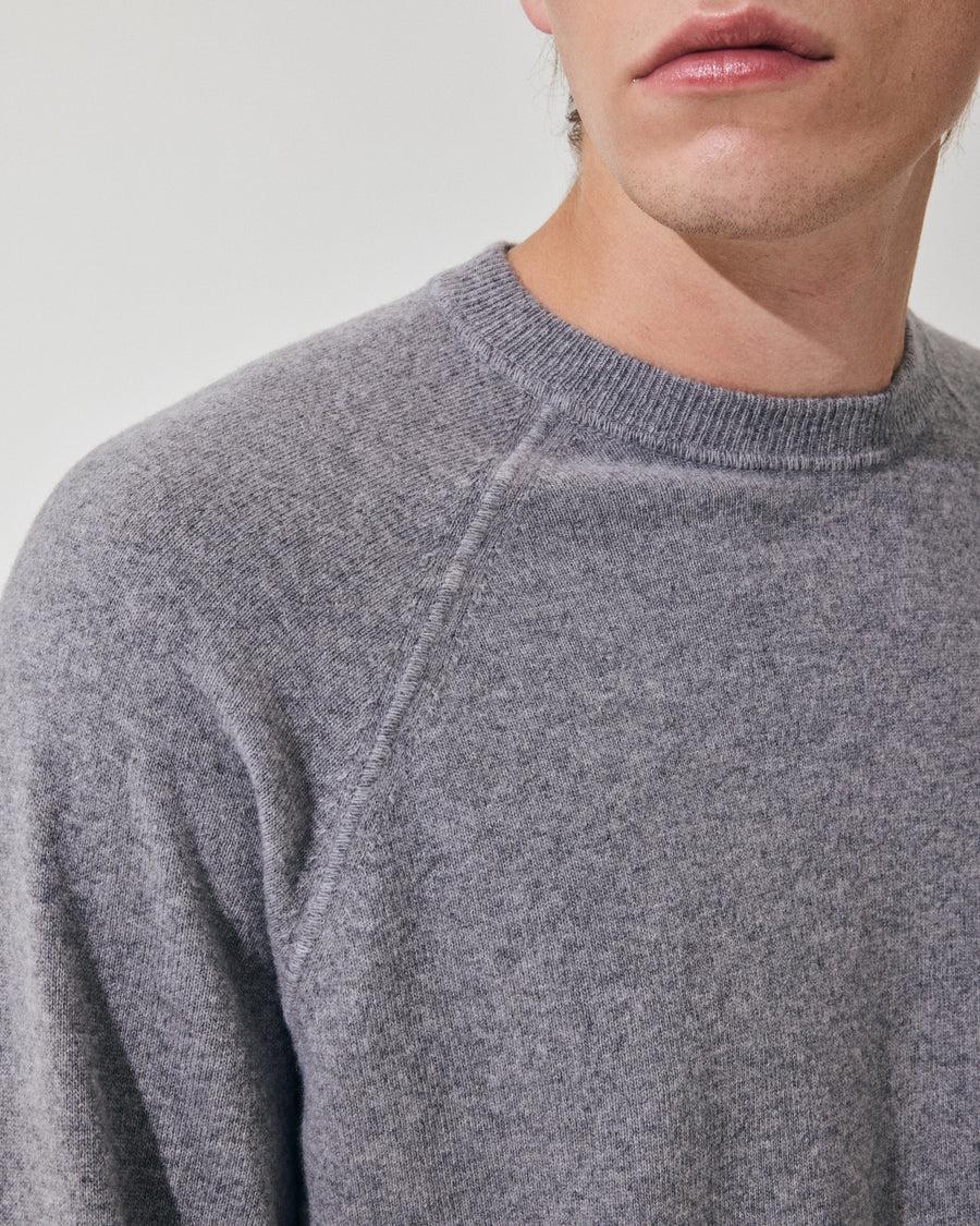 Scaglione ROUND NECK RAGLAN MIX CASH GREY Promozione