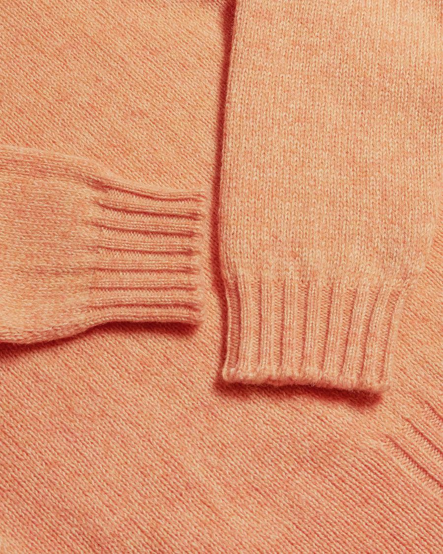 Scaglione ROUND NECK SEAMLESS SOFTWOOL TANGERINE In Linea