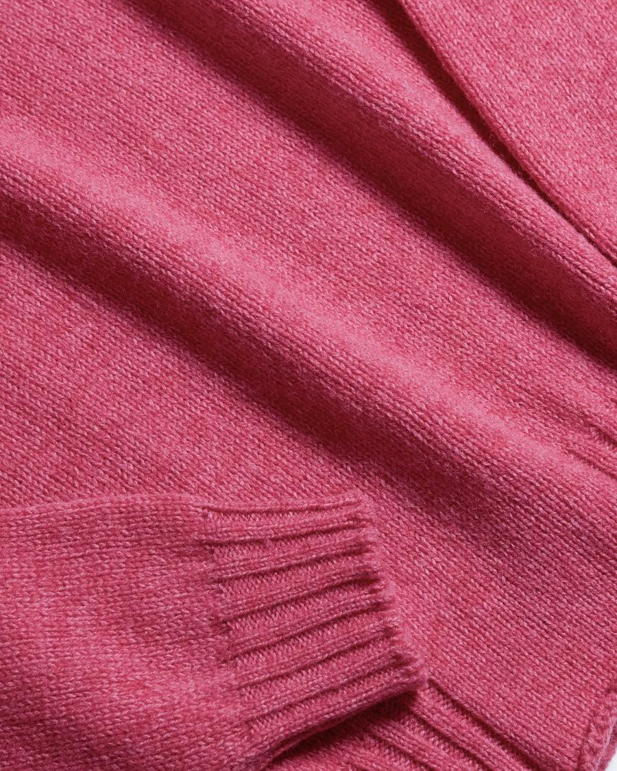 Scaglione ROUND NECK SEAMLESS SOFTWOOL PINK Qualità