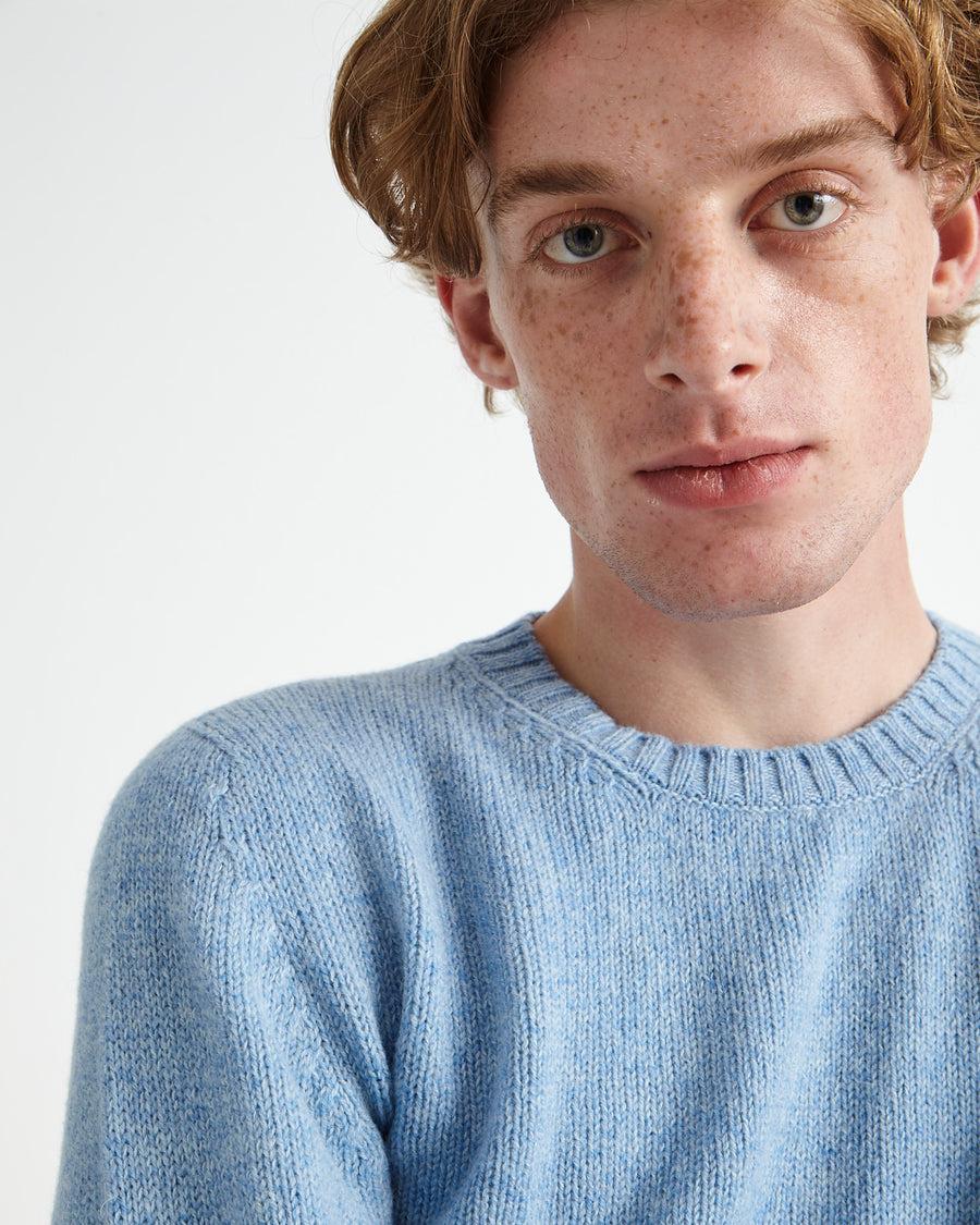 Scaglione ROUND NECK SEAMLESS SOFTWOOL BABYBLUE Offerta