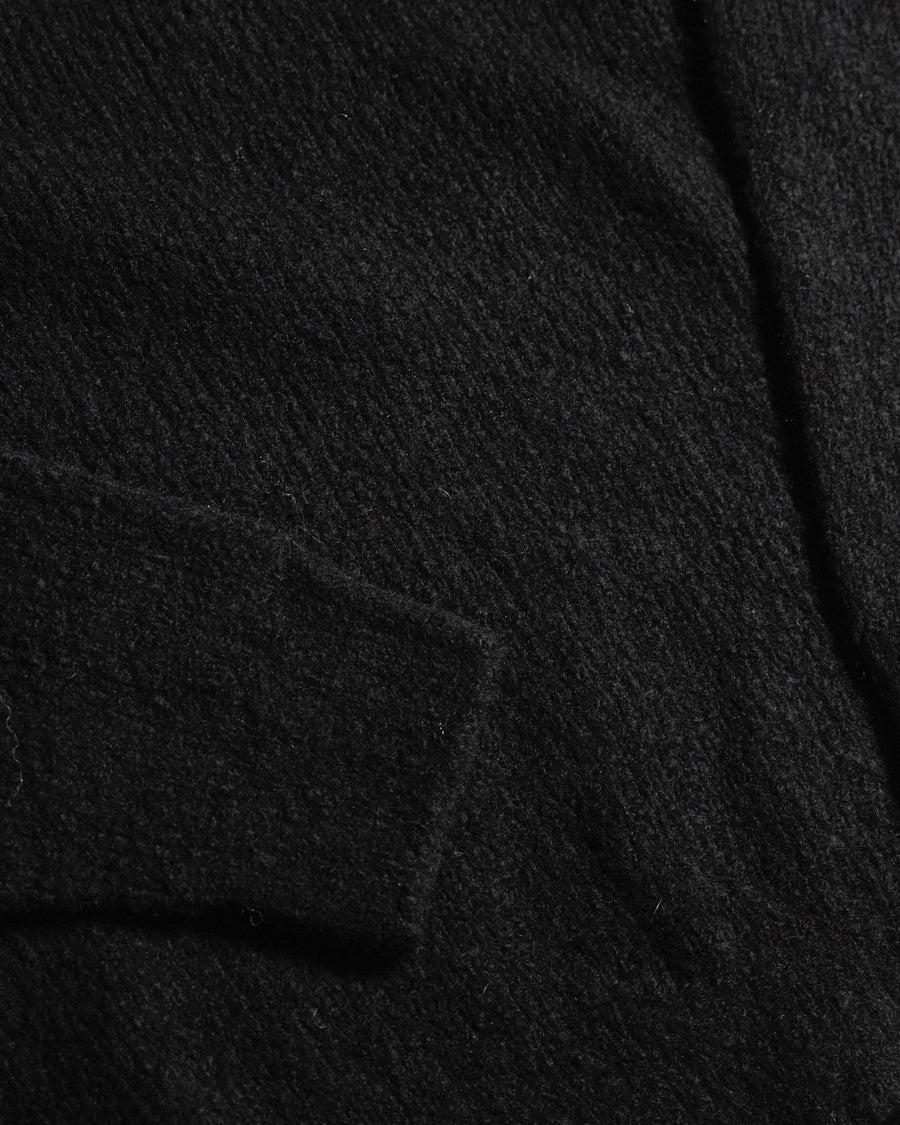 Scaglione TURTLE NECK SEAMLESS PUFFED CASHMERE BLACK Soddisfazione Garantita