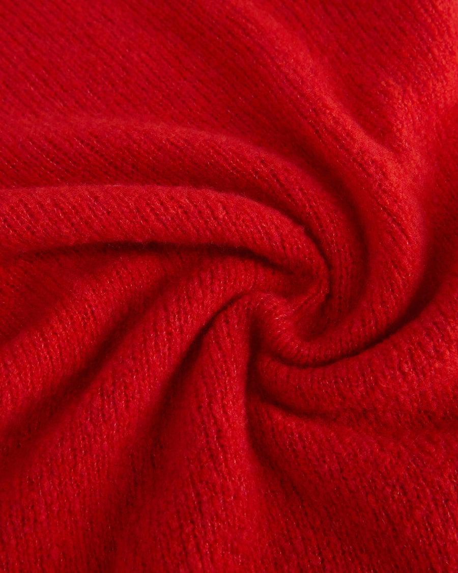 Scaglione TURTLE NECK SLIM PUFFED CASHMERE SCARLET Italia