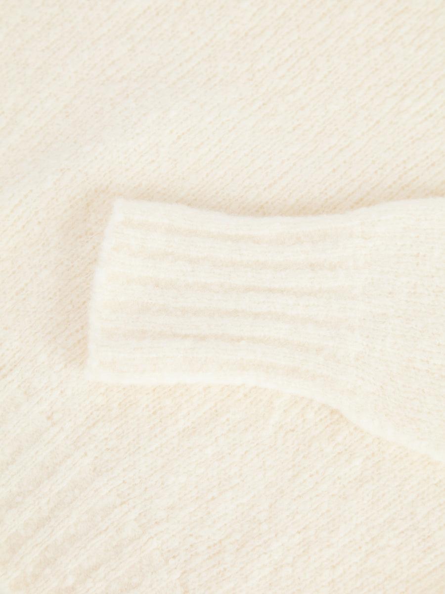 Scaglione TURTLE NECK SLIM PUFFED CASHMERE MILK In Linea