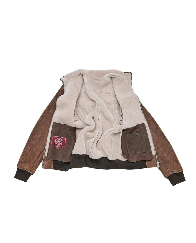 Stewart ELLIS-SLIM SHEARLING SUEDE IRONED Outlet