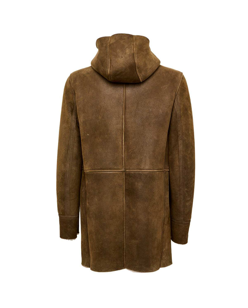 Stewart ARIC-SLIM SHEARLING SUEDE IRONED LAMB Vendite Flash