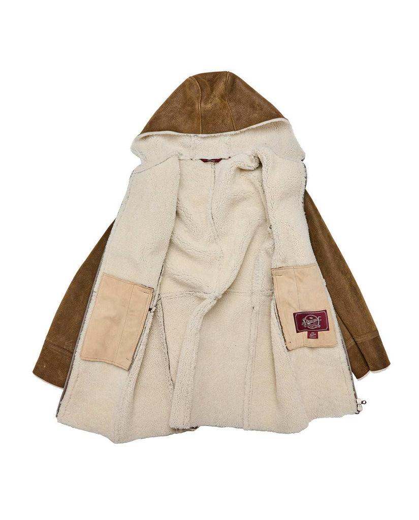 Stewart ARIC-SLIM SHEARLING SUEDE IRONED LAMB Vendite Flash