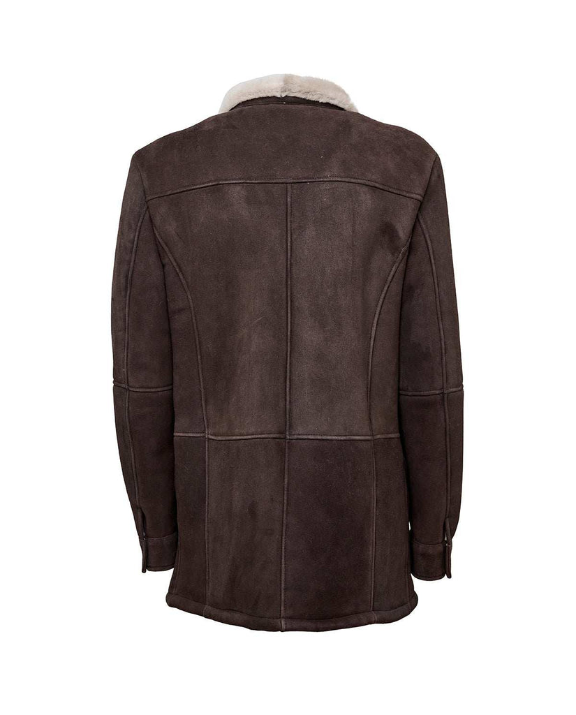 Stewart APRICA-SLIM SHEARLING SUEDE IRONED LAMB Negozio