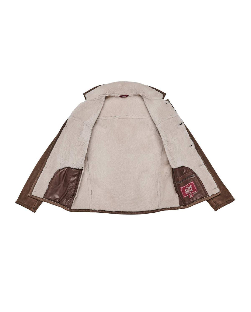 Stewart KIRA-SHEARLING SUEDE IRONED LAMB Nuova