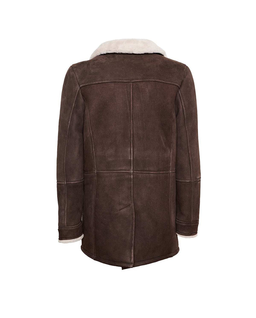 Stewart ROBERTO-SHEARLING SUEDE IRONED LAMB Qualità Garantita