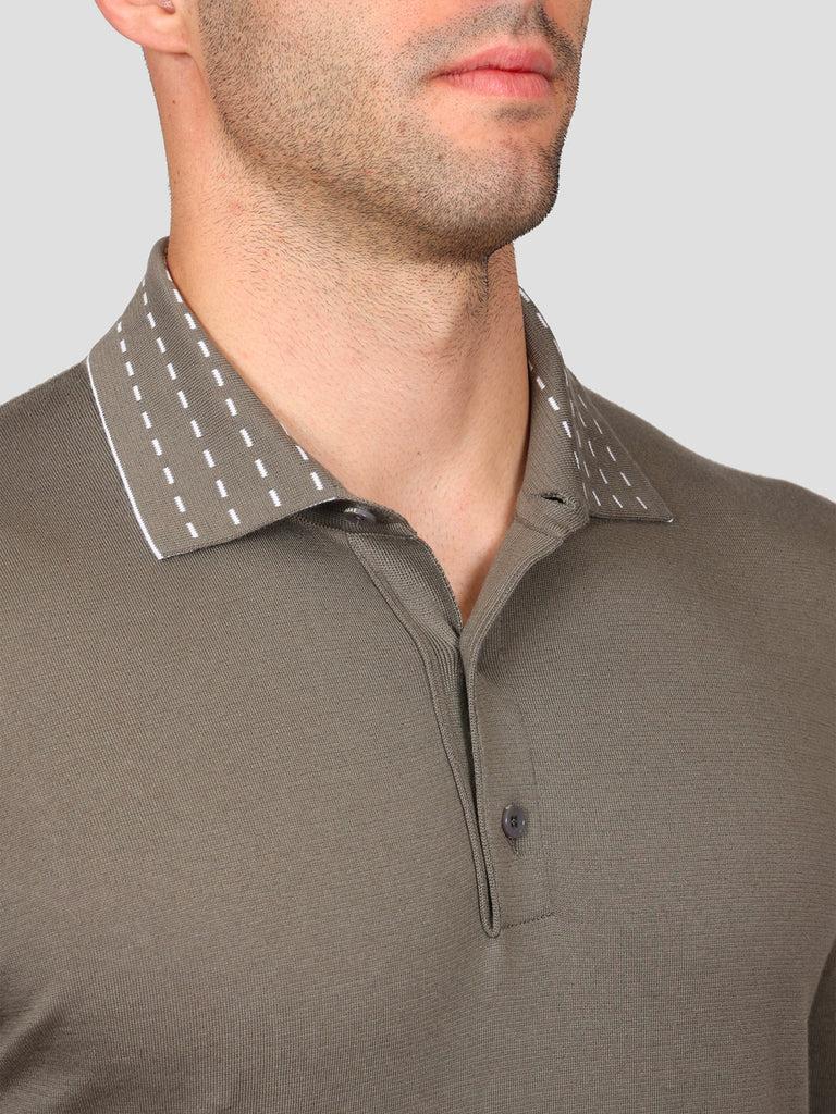 Svevo Maglia Polo 100% Cotone Supersoft Grigia e Bianca Fino Al -60%