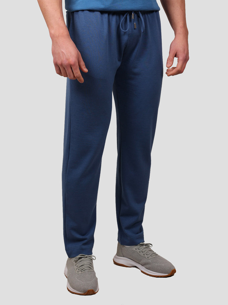 Svevo Pantalone Jogging Cotone e Cashmere Blu 2025