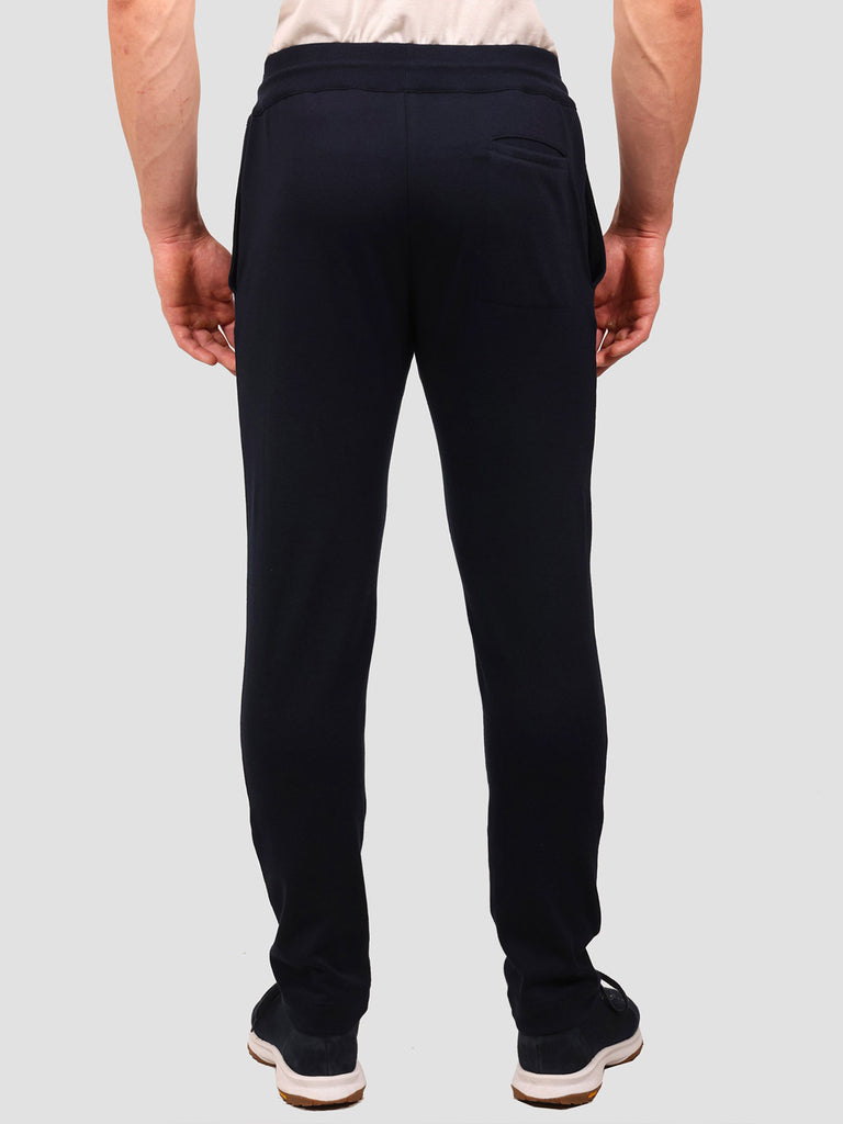 Svevo Pantaloni 100% Cotone Supersoft Blu In Linea