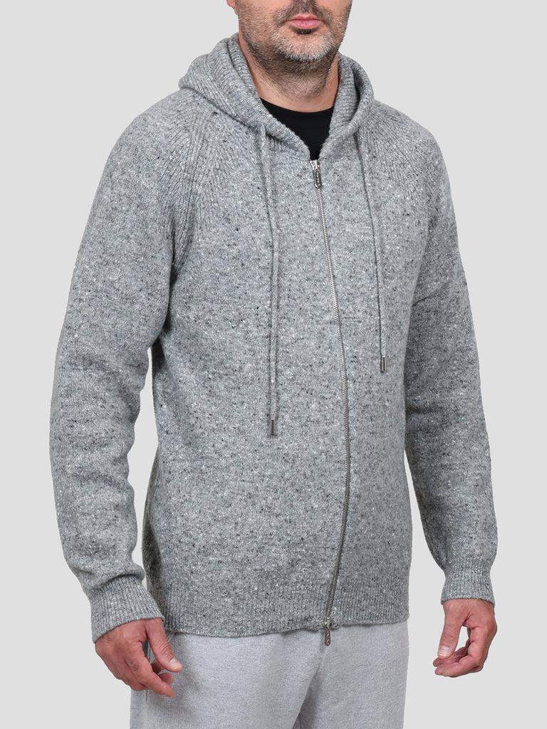 Svevo Giubbotto con zip Lana Cashmere e Poliammide Grigio Fino Al -60%