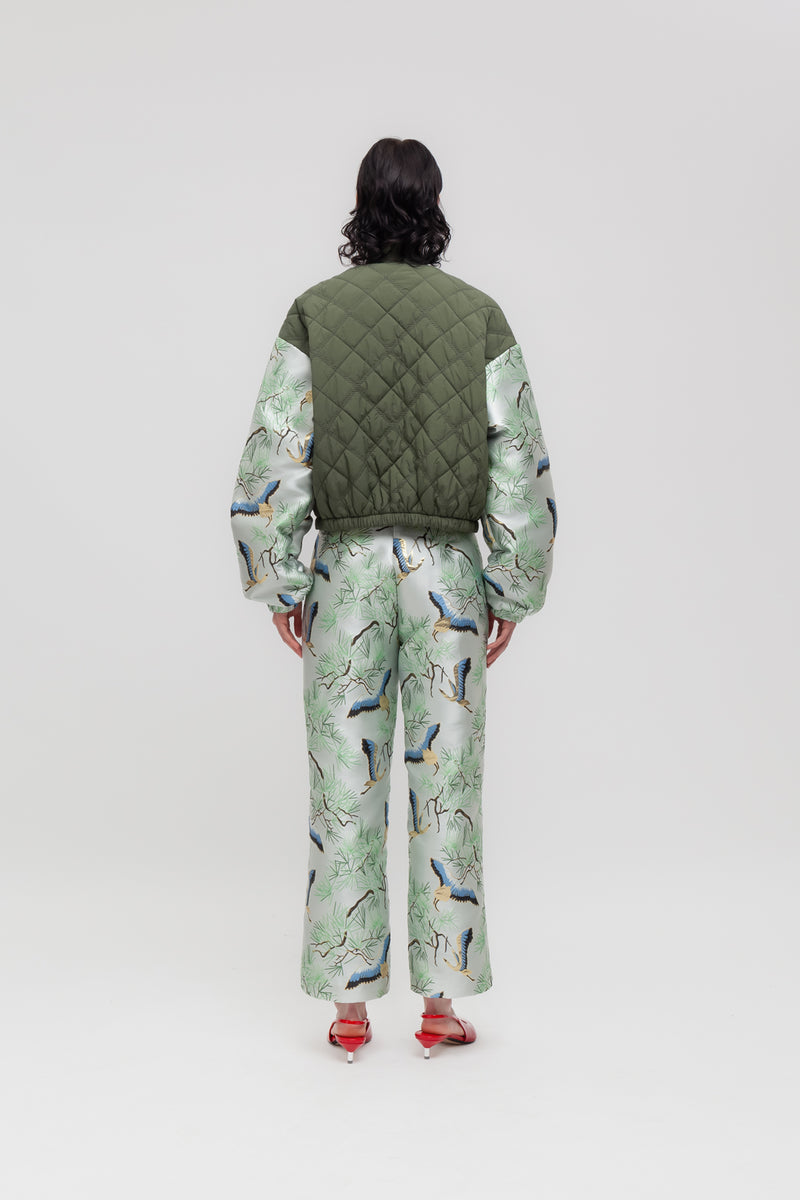 Weili zheng Bomber heritage con maniche a contrasto Consegna Veloce