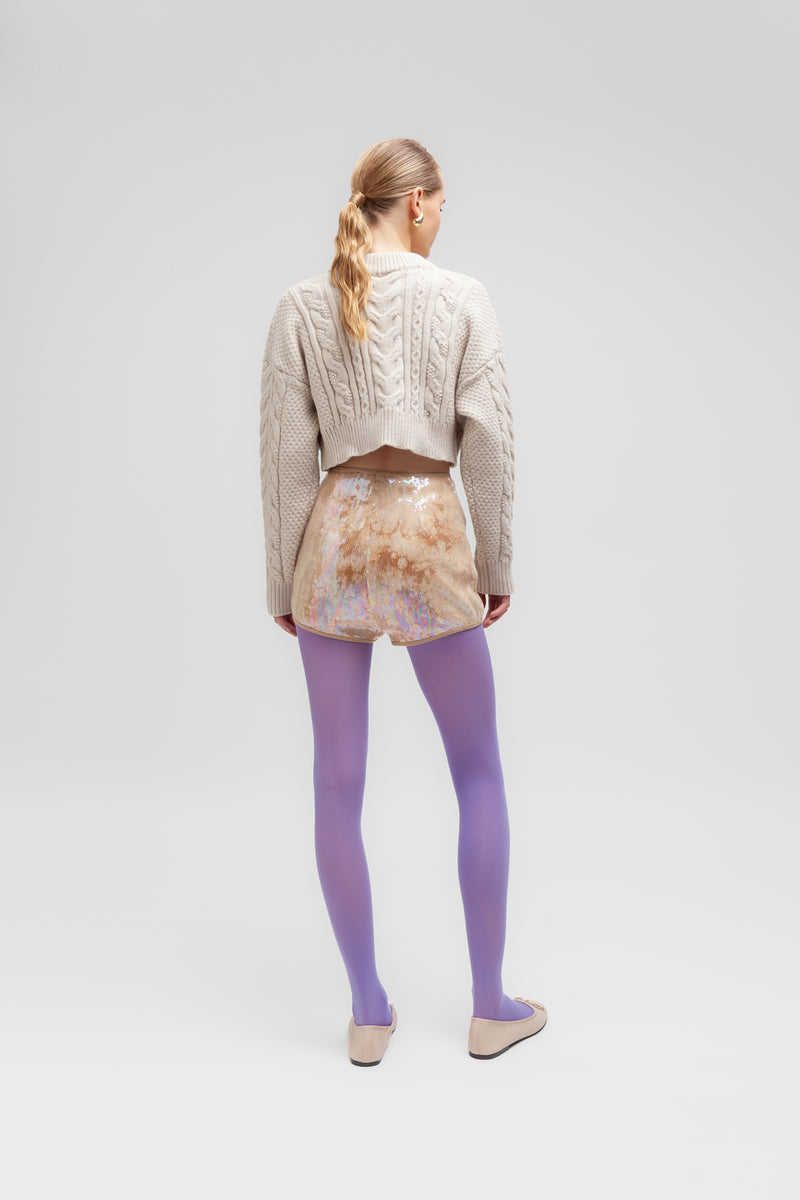 Weili zheng Culotte in paillettes Affare Del Giorno
