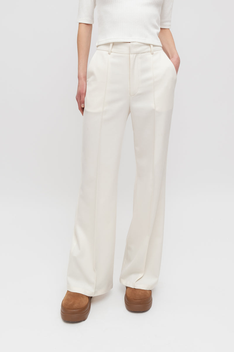 Weili zheng Pantalone flare in gabardina Convenienza