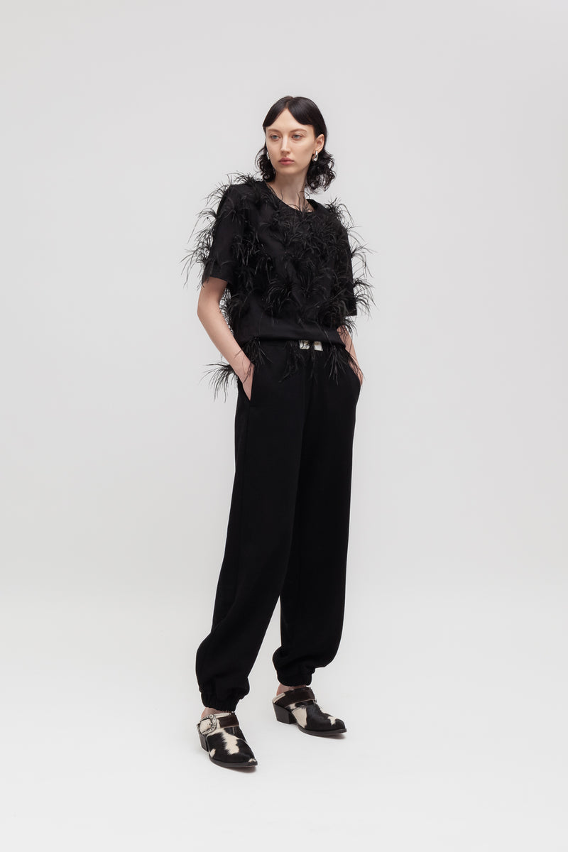 Weili zheng Pantalone in felpa 2025