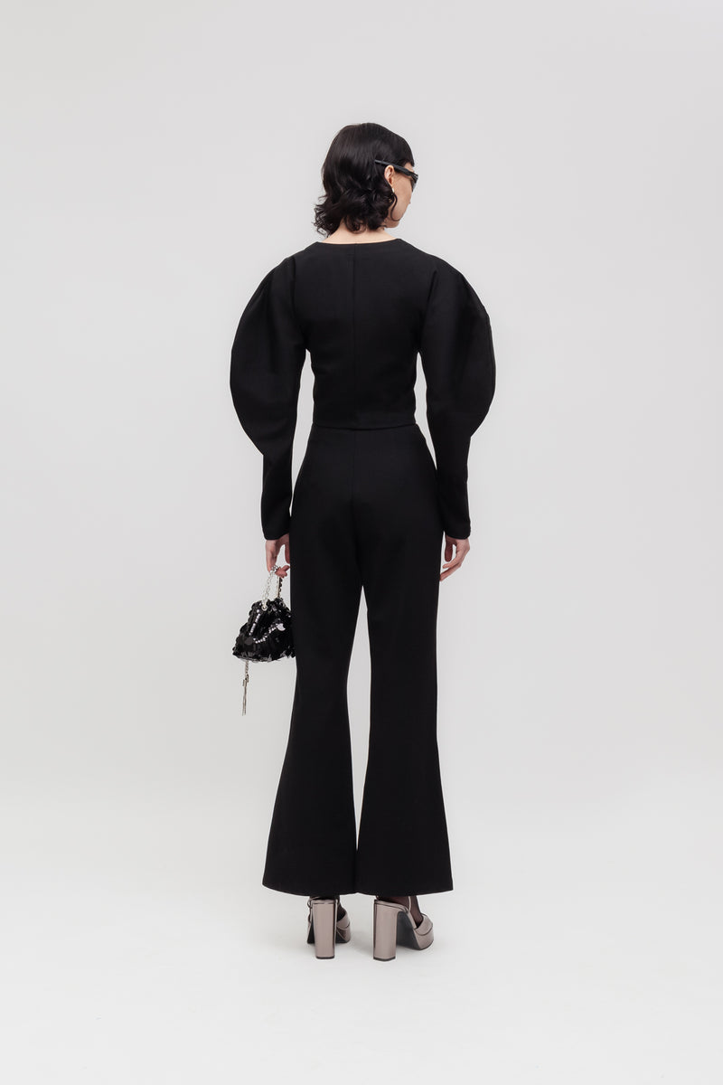 Weili zheng Pantalone a zampa in punto milano Italy
