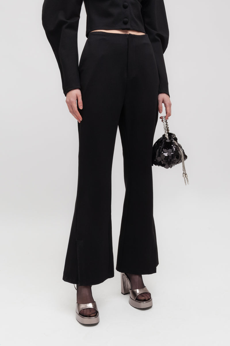 Weili zheng Pantalone a zampa in punto milano Italy
