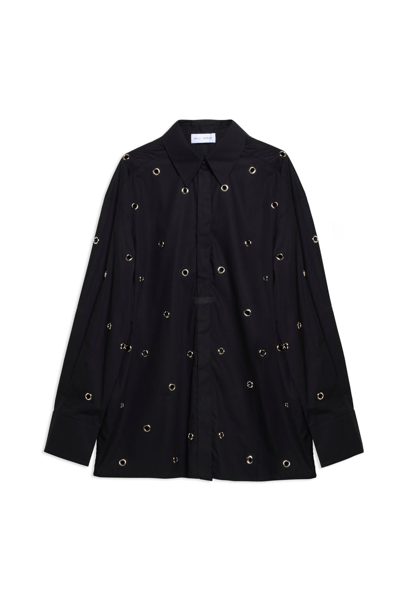 Weili zheng Camicia con occhielli Consegna Veloce