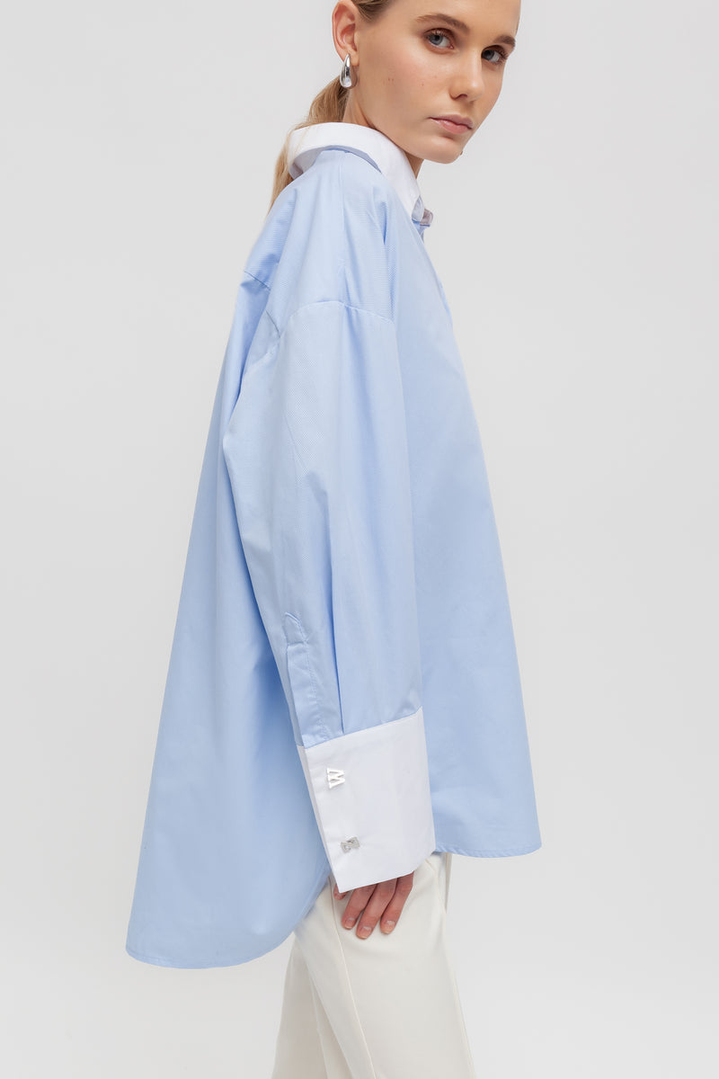 Weili zheng Camicia con maxi polsini Fino Al -60%