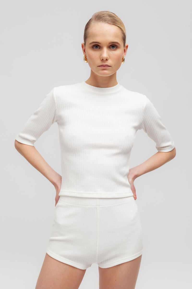 Weili zheng Culotte in costina Sottocosto