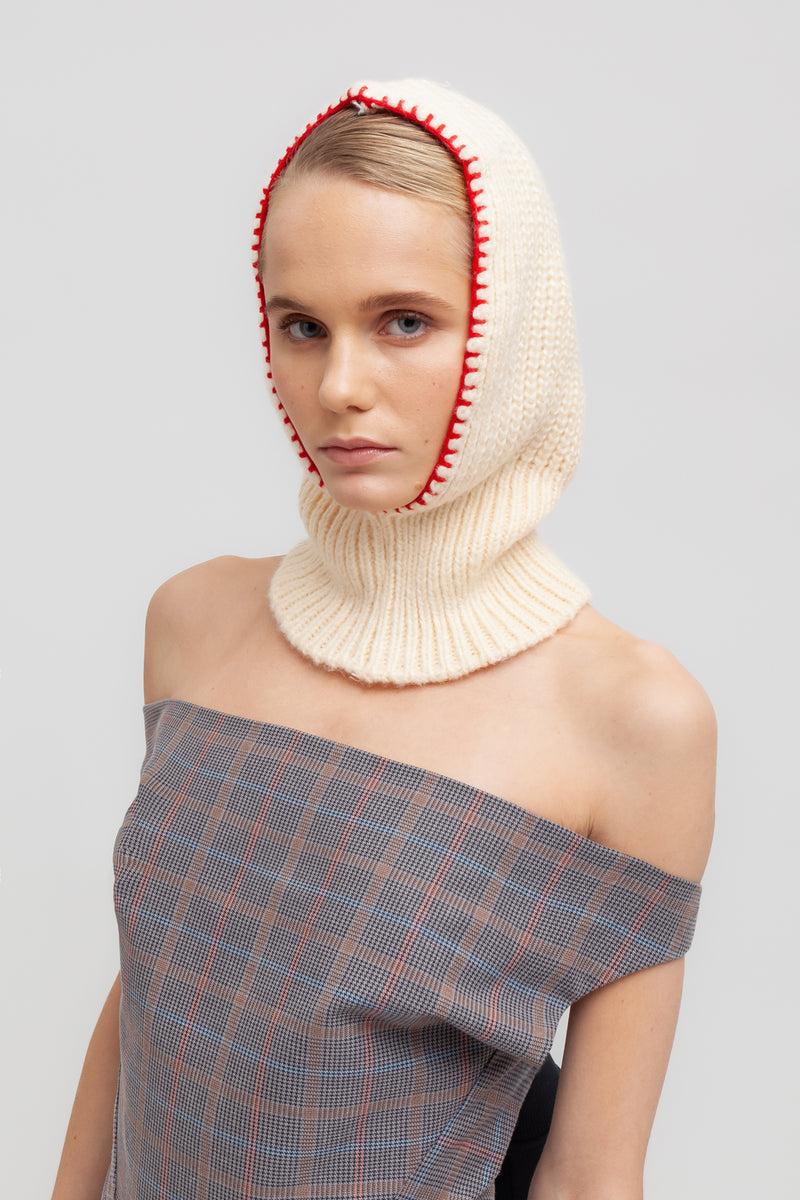 Weili zheng Balaclava in maglia con ricamo Novità