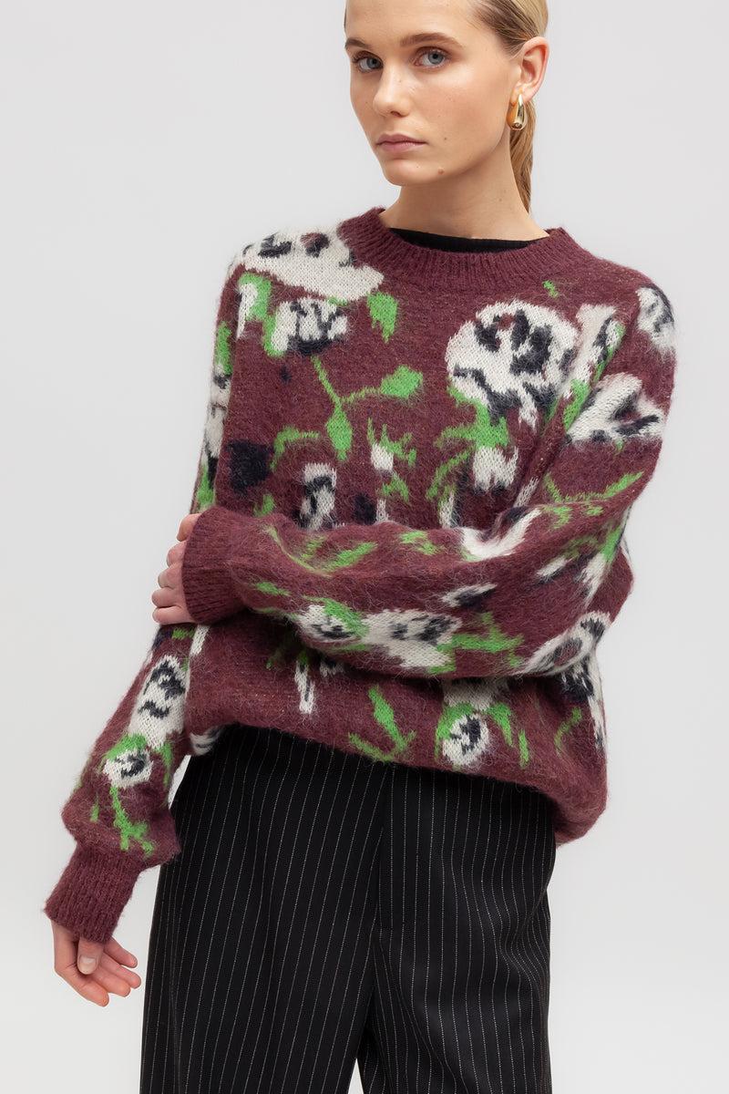 Weili zheng Pullover in maglia jaquard Nuova