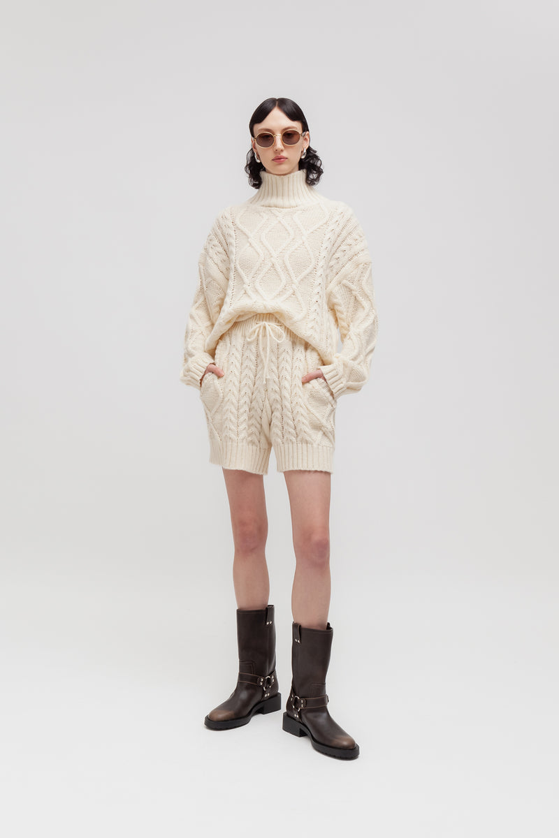 Weili zheng Bermuda in maglia Moda