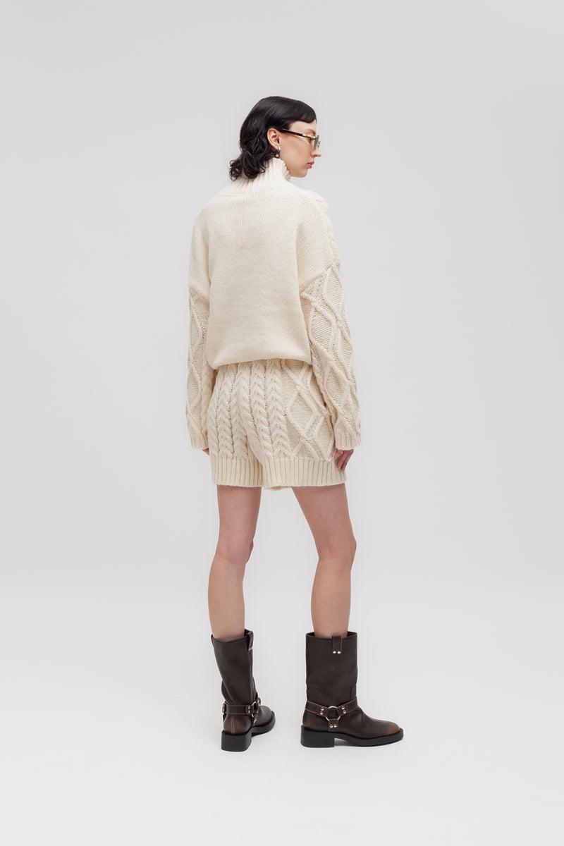Weili zheng Bermuda in maglia Moda