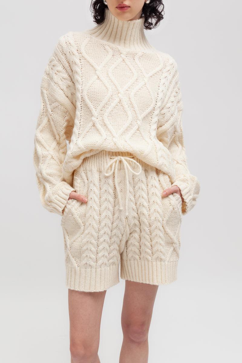 Weili zheng Bermuda in maglia Moda