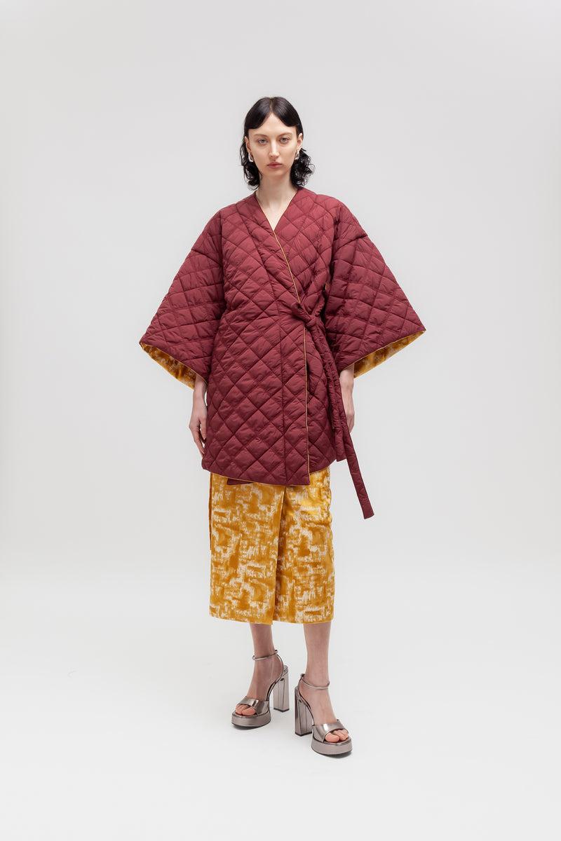 Weili zheng Kimono trapuntato double wear Italia