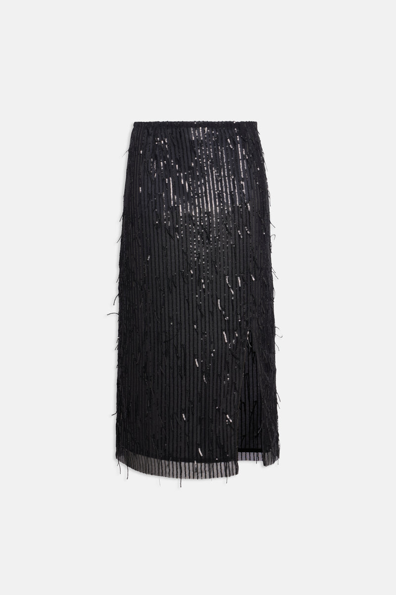 Weili zheng Longuette in paillette sfrangiata Fino al 60% di sconto