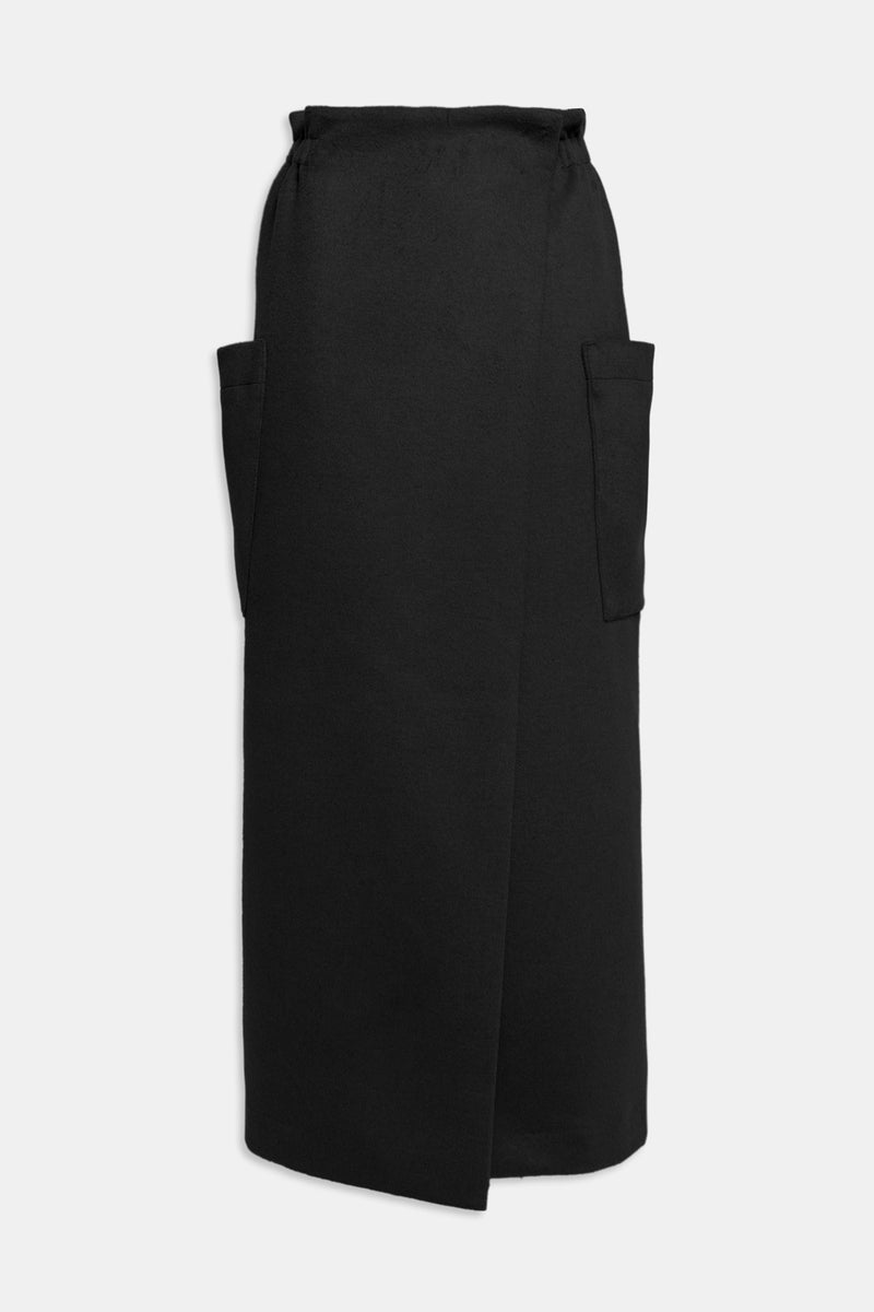 Weili zheng Gonna in panno con tasche applicate Only for today