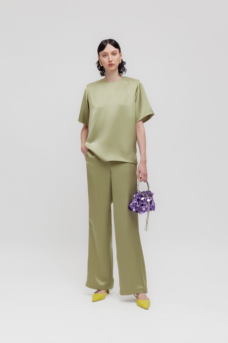 Weili zheng T-shirt in satin Convenienza