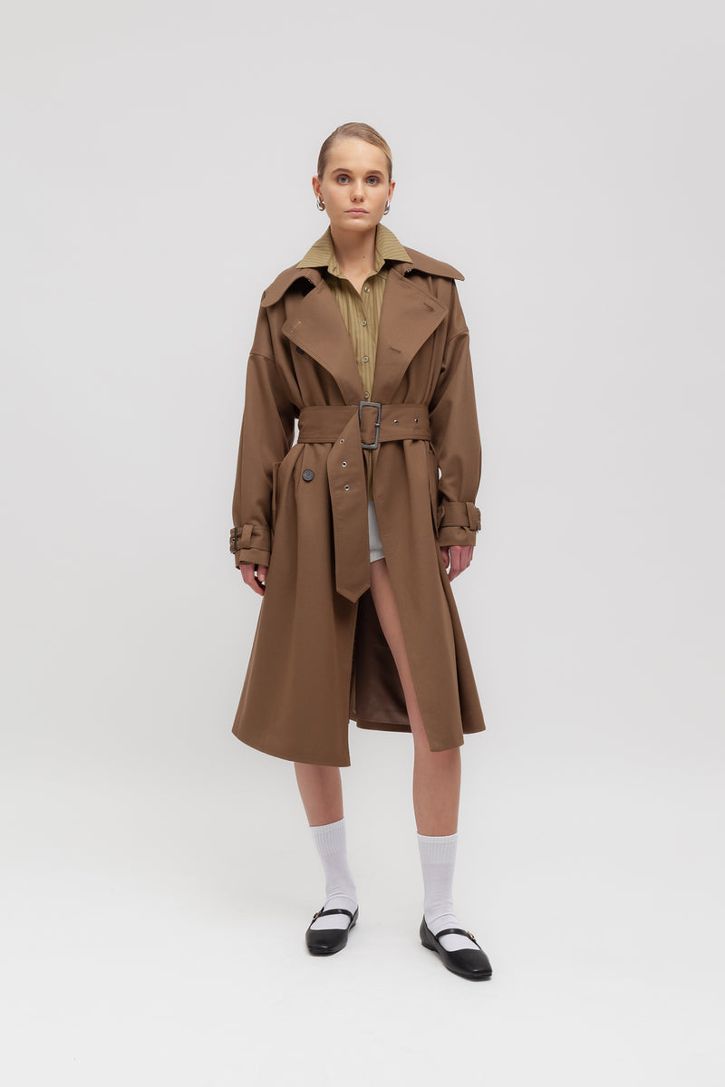 Weili zheng Trench in gabardina Saldi