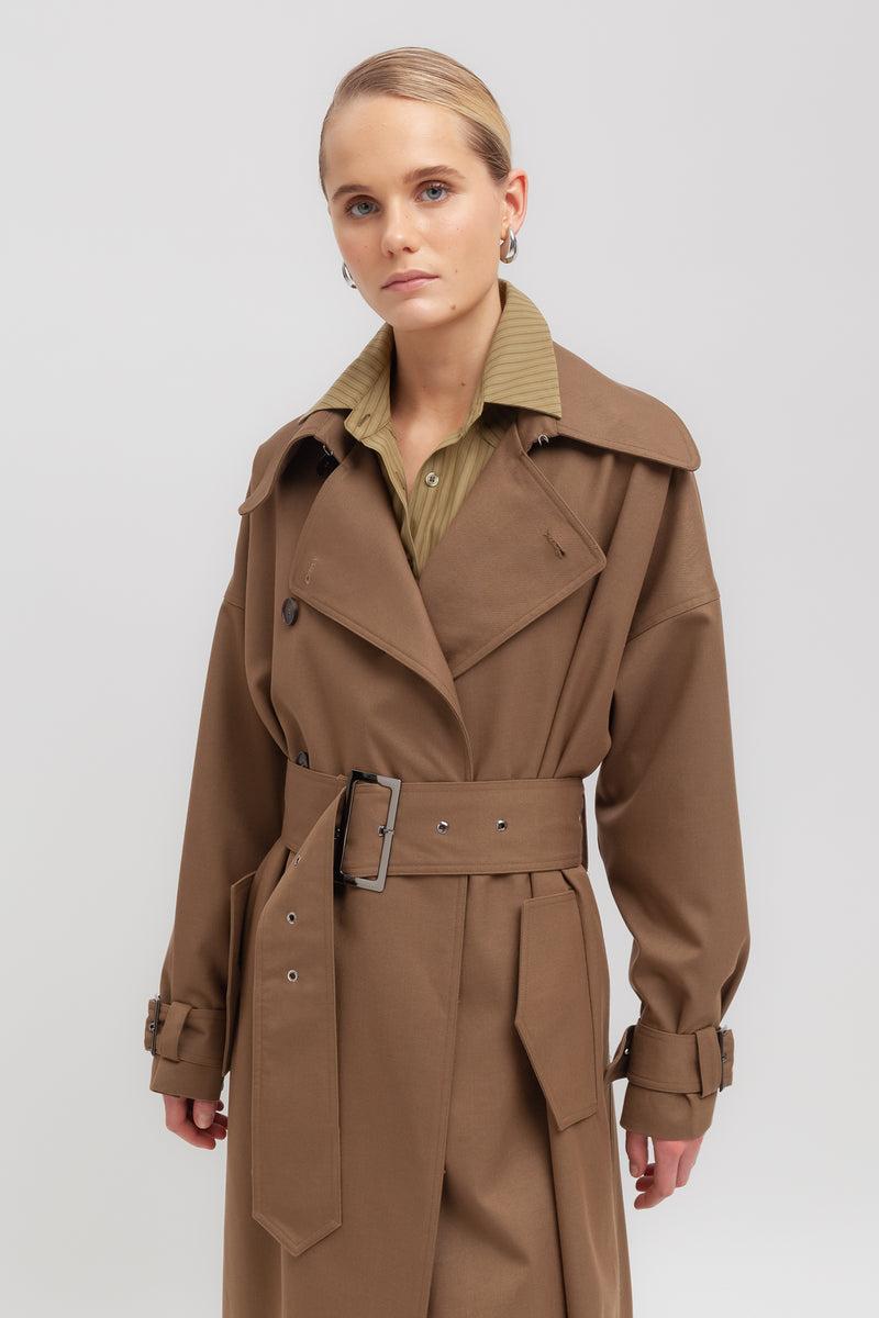 Weili zheng Trench in gabardina Saldi