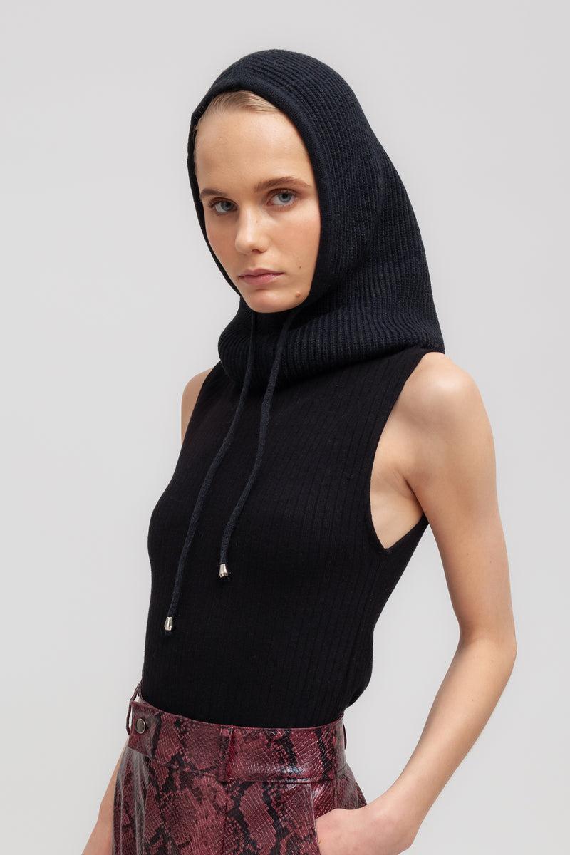 Weili zheng Balaclava in maglia con coulisse Vendite Flash