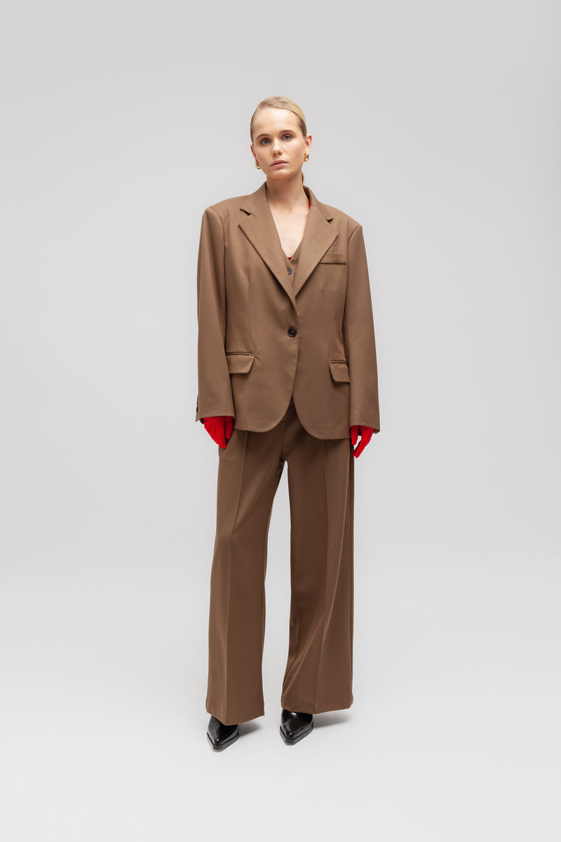 Weili zheng Blazer manfit in gabardina 2025