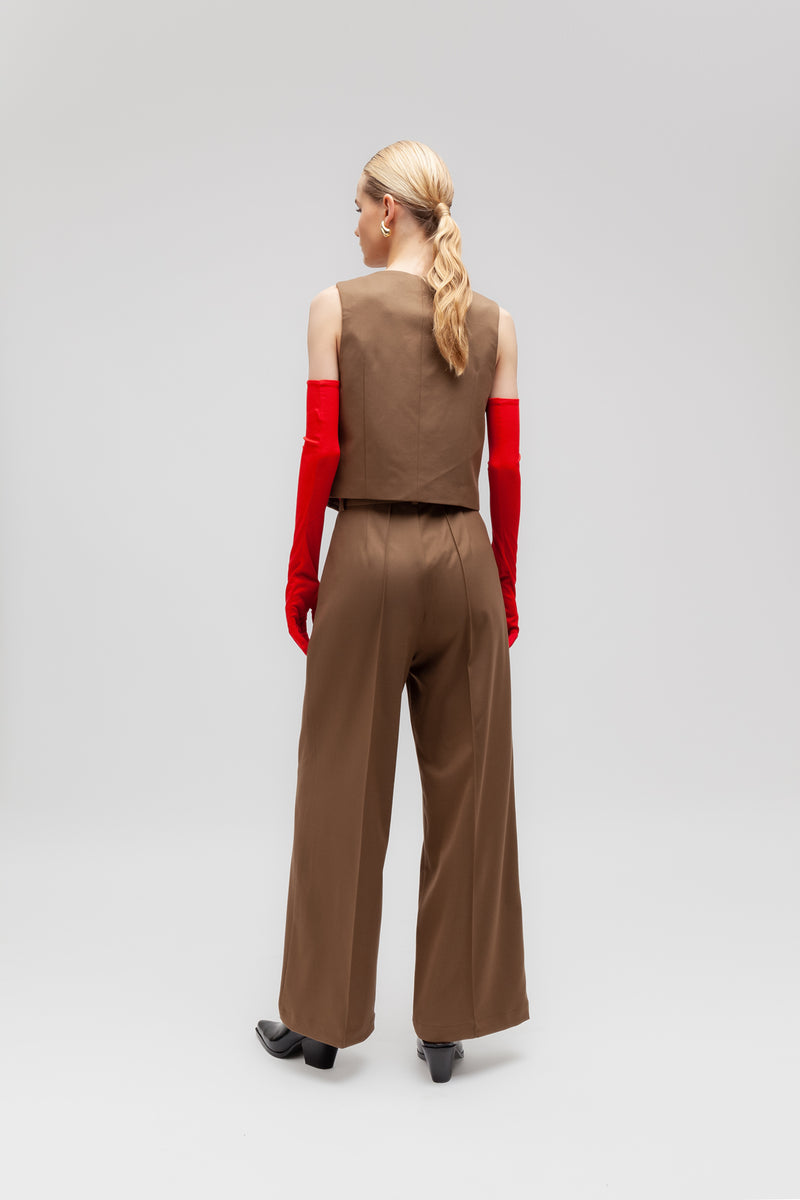 Weili zheng Gilet classico in gabardina Promozione Limitata