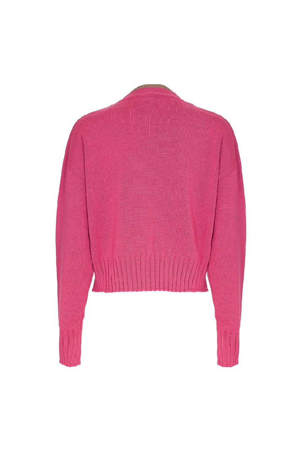 Akep MAGLIONE CROPPED A GIROCOLLO - CAPSULE "AKEP X PINK PANTER" Negozio